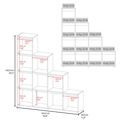 Biblioteca Forma Escalera, FM Furniture, Negro