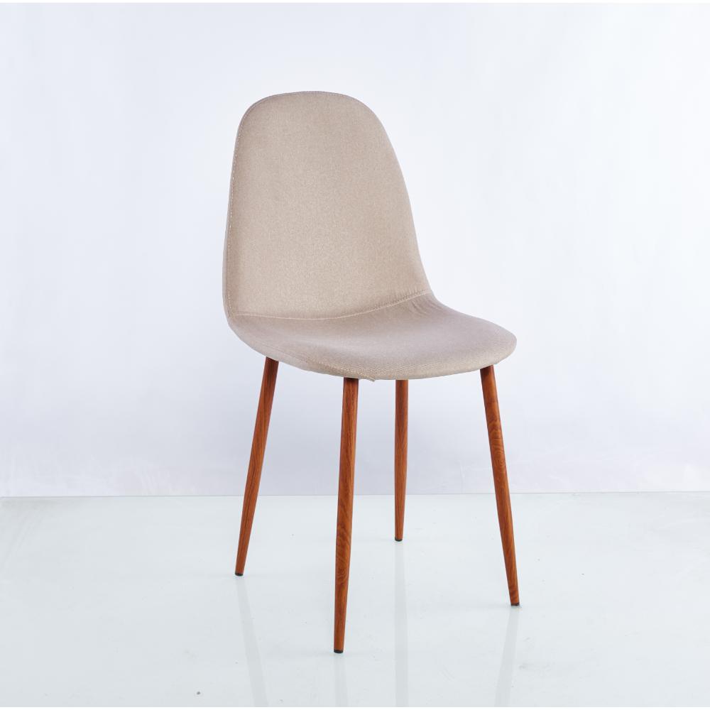 Silla Concept, Tapiz Café Claro y Pata Café Oscuro, con cuatro patas