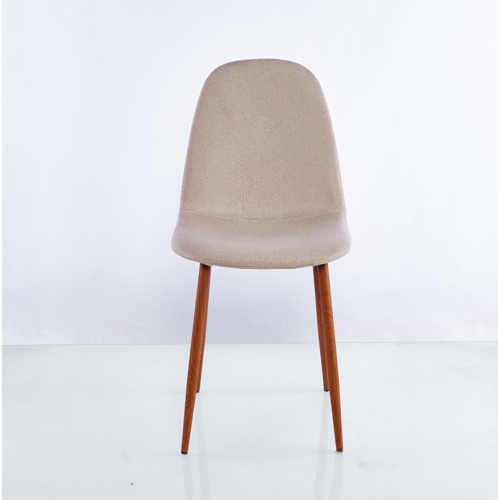 Silla Concept, Tapiz Café Claro y Pata Café Oscuro, con cuatro patas