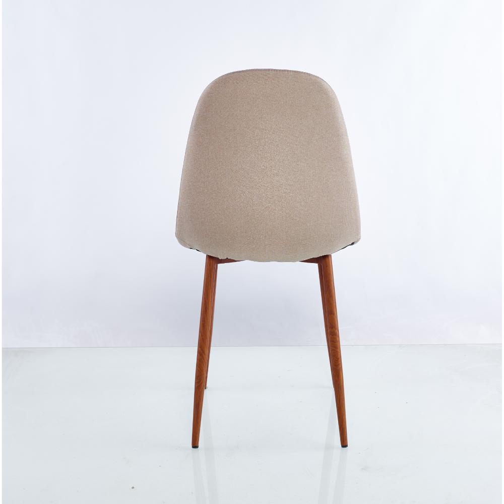 Silla Concept, Tapiz Café Claro y Pata Café Oscuro, con cuatro patas