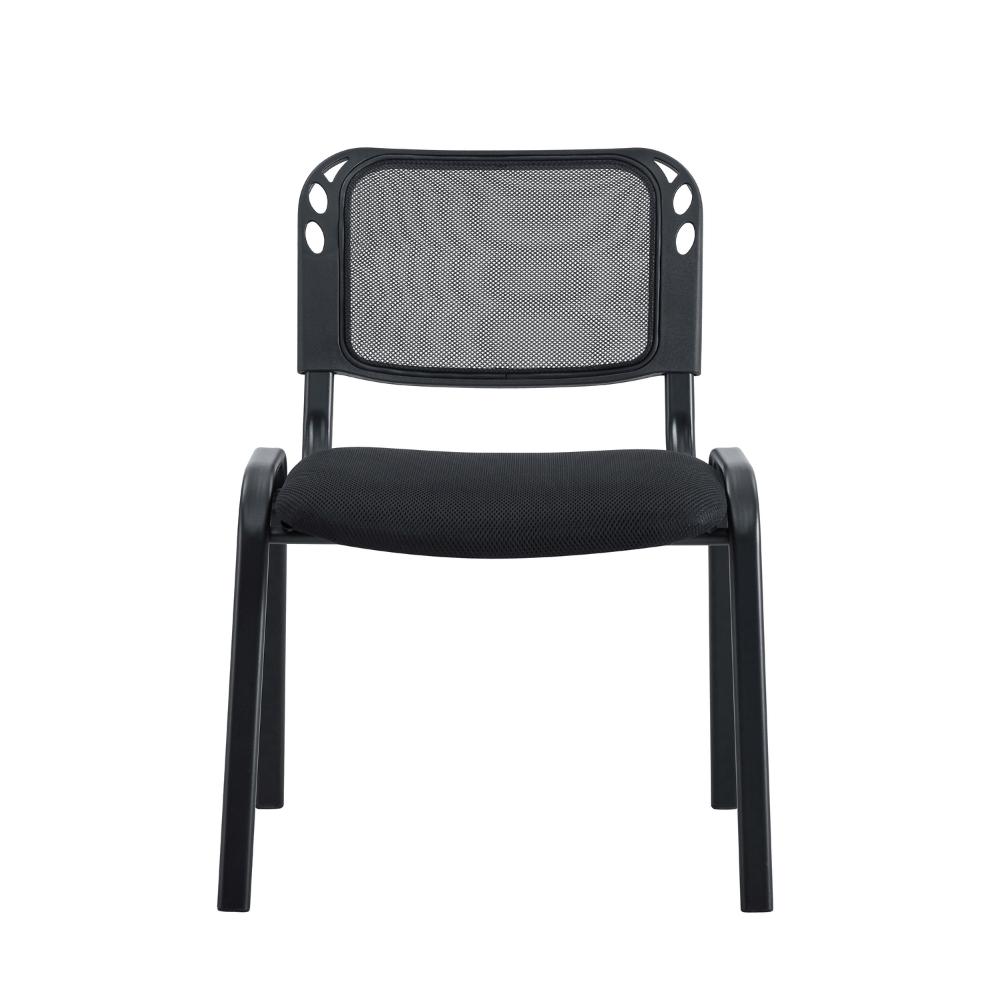 Silla Interlocutora, Negro, Con espaldar y diseño sencillo x5
