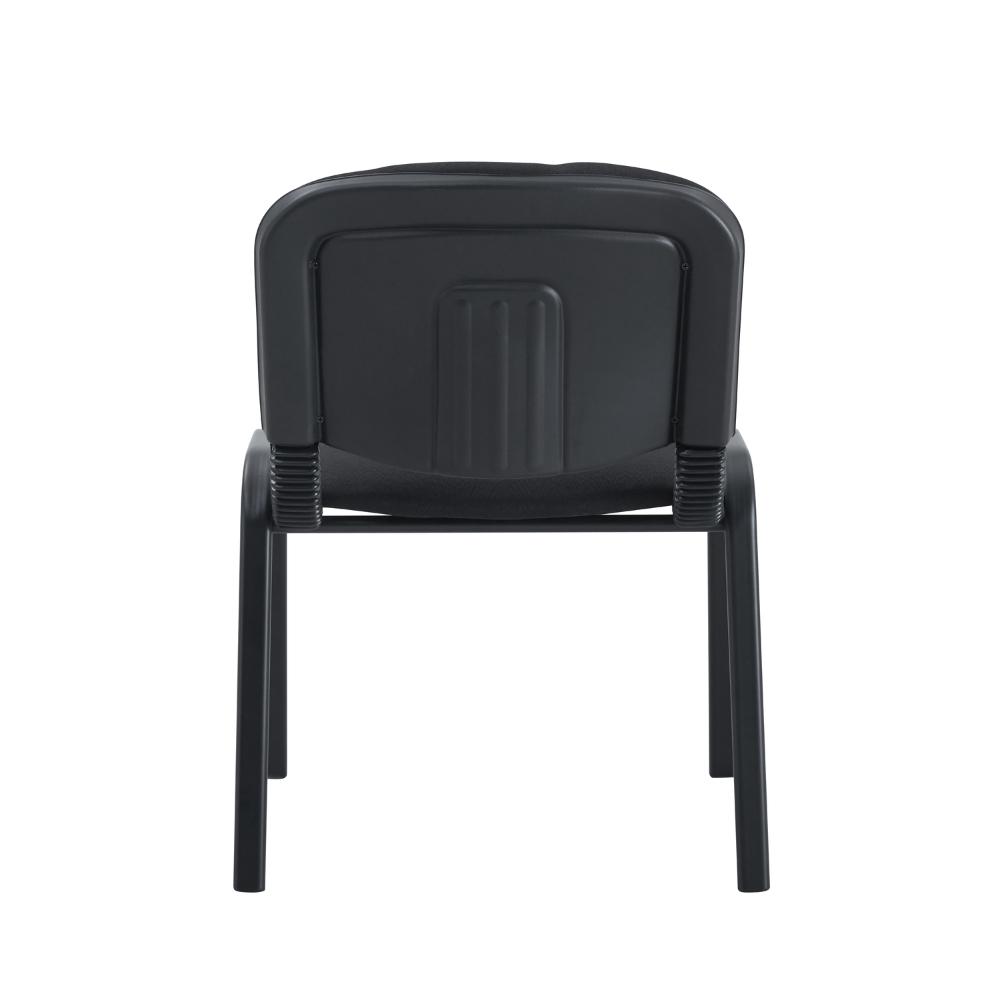 Silla Interlocutora, Negro, Con espaldar y diseño sencillo sin brazo paño x5