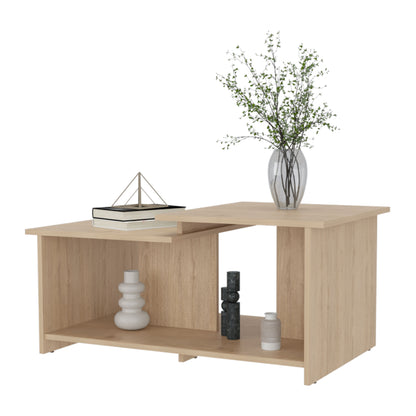 Mesa De Centro Rectangular, FM Furniture, Cafe Claro