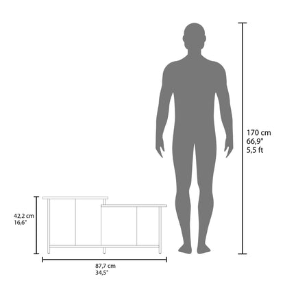 Mesa De Centro Rectangular, FM Furniture, Negro