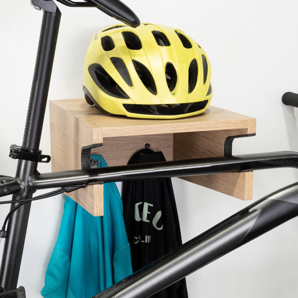 Soporte De Bicicleta Casper En Mdp, Madera Clara