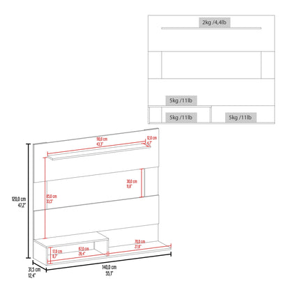 Panel Tv  55" FM Furniture, Negro