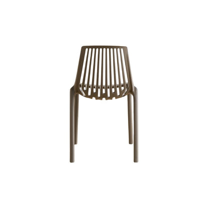 Silla Tanger, Taupe, con Espaldar y Diseño Moderno