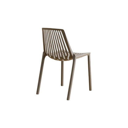 Silla Tanger, Taupe, con Espaldar y Diseño Moderno