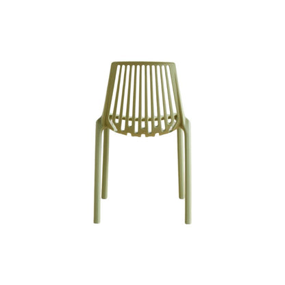 Silla Tanger, Verde Olivo, con espaldar y diseño moderno
