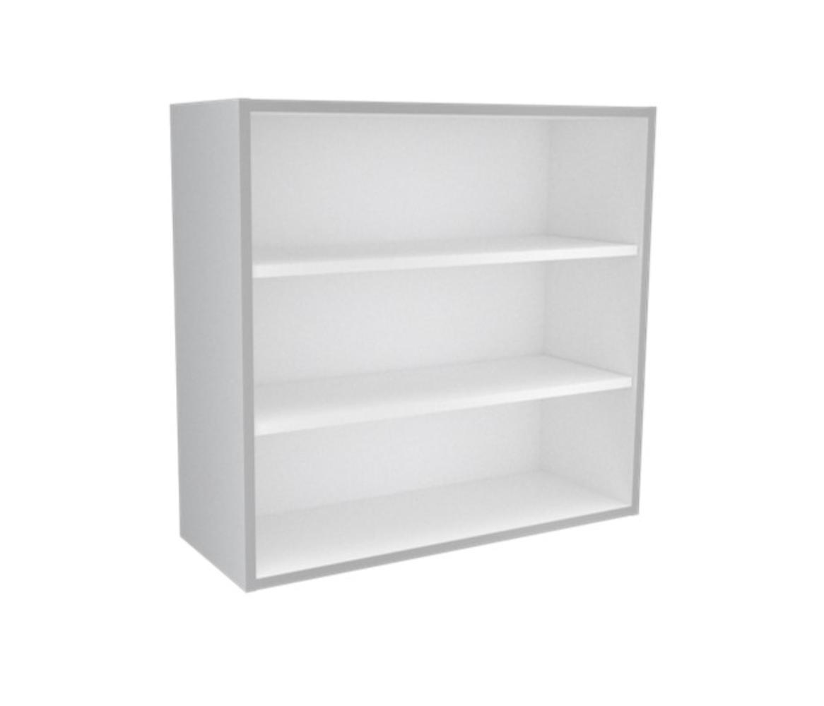 Gabinete de Baño Saray, Blanco Duqueza, con tres entrepaños
