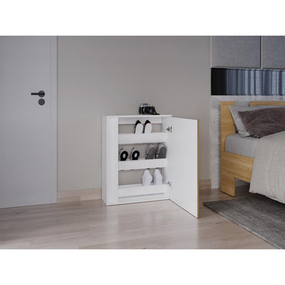 Zapatero Organizador Dassel, Blanco Y Fresno