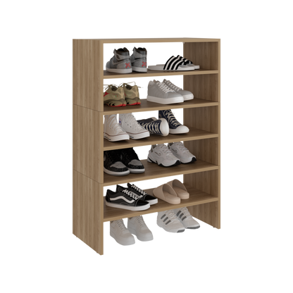 Modulo Zapatero Z-72 Apilable Seis Niveles, Fresno