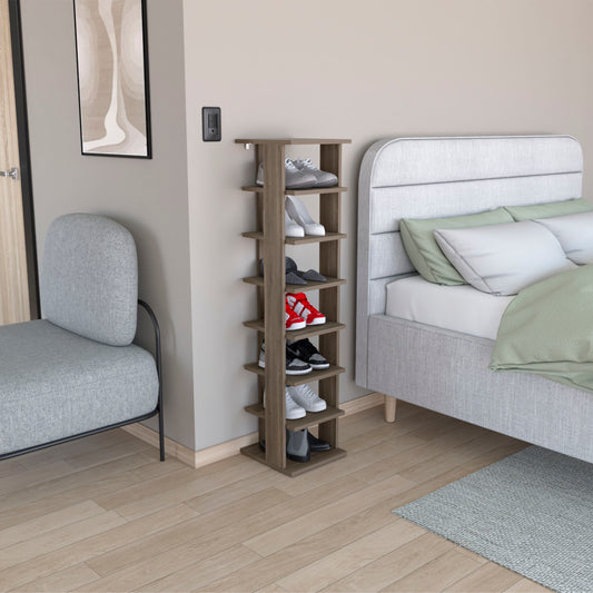 Zapatero Alto Apilable, Milan , Con Siete Entrepaños (vista 2)