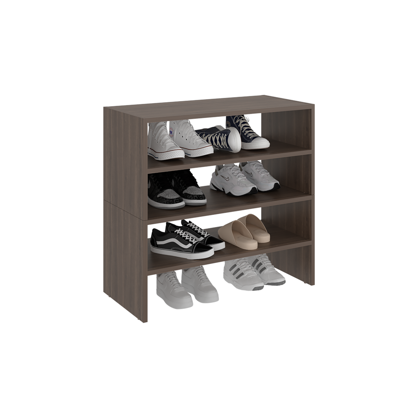 Modulo Zapatero Z-72 Apilable Cuatro Niveles, Milan