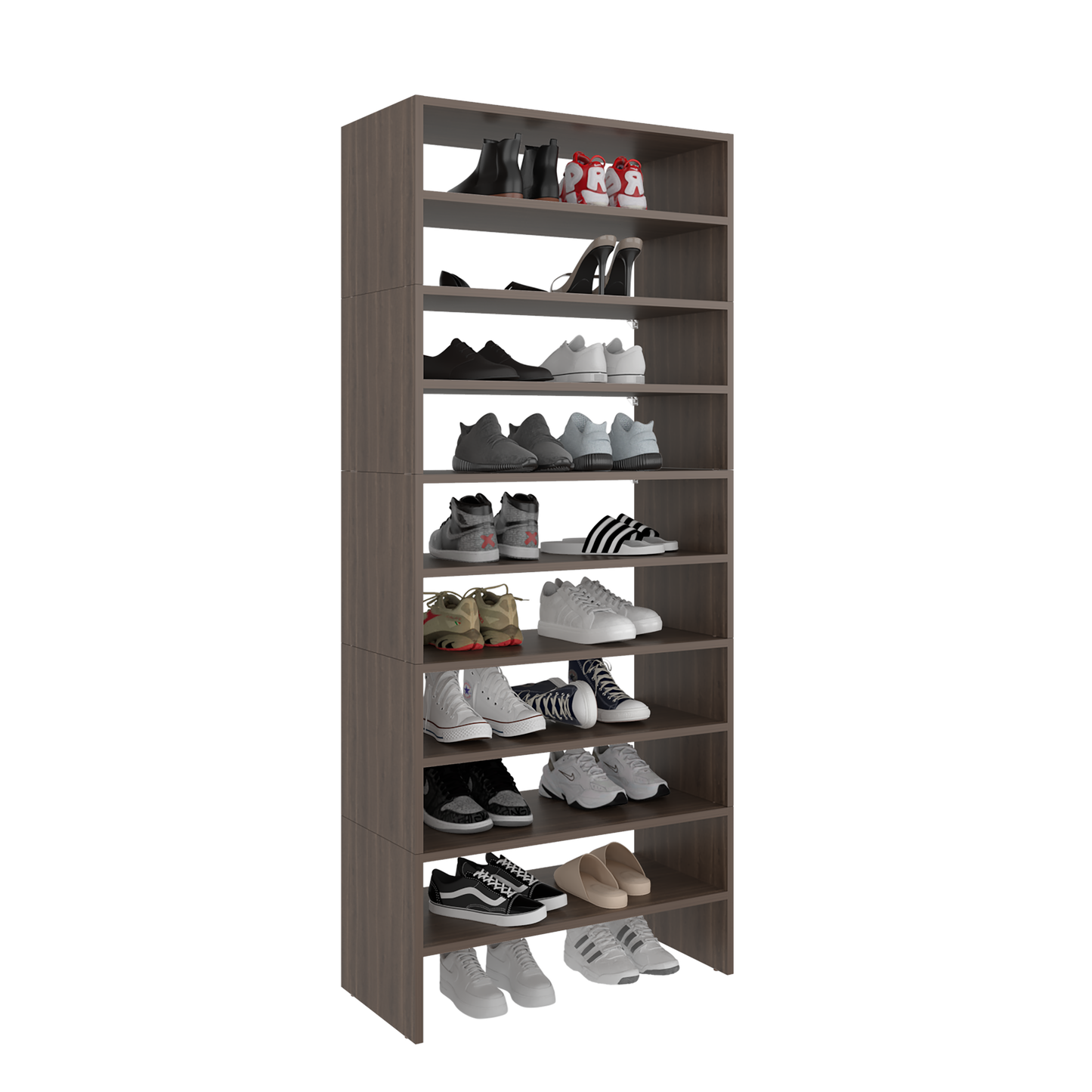 Modulo Zapatero Z-72 Apilable Diez Niveles, Milan