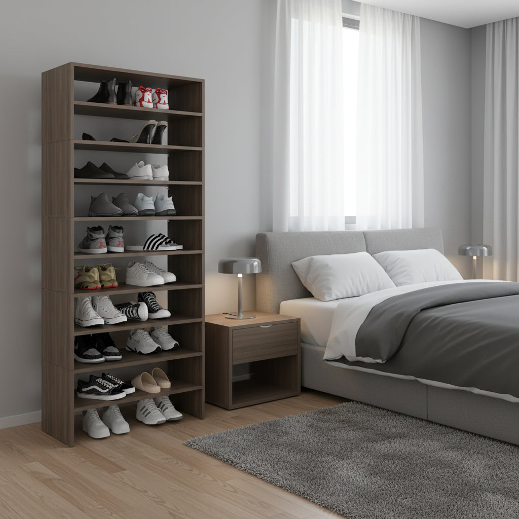 Modulo Zapatero Z-72 Apilable Diez Niveles, Milan