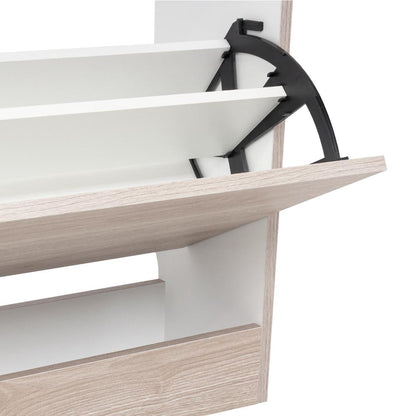 Zapatero Organizador Seúl, Bardolino, con Tres Puertas Abatibles con Manijas Metálicas