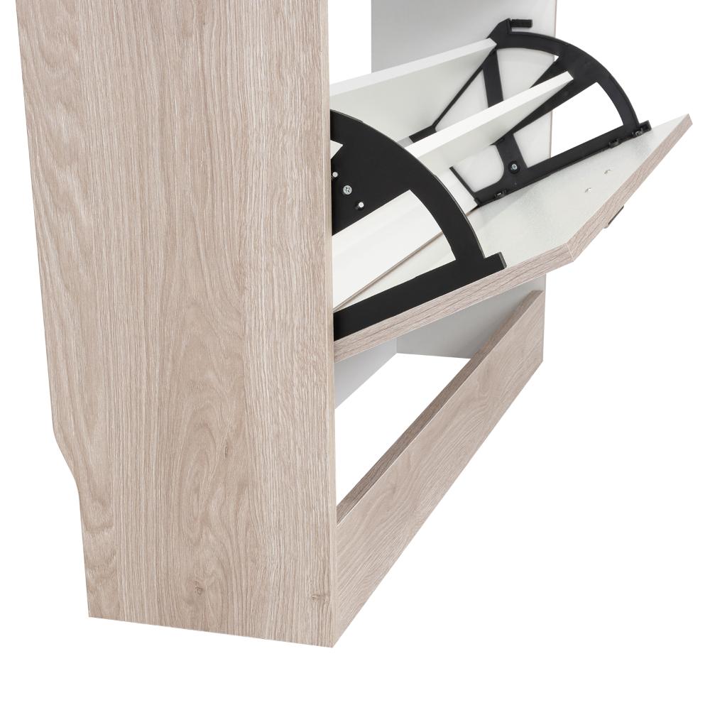 Zapatero Organizador Seúl, Bardolino, con Tres Puertas Abatibles con Manijas Metálicas