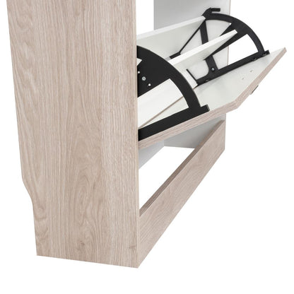 Zapatero Organizador Seúl, Bardolino, con Tres Puertas Abatibles con Manijas Metálicas