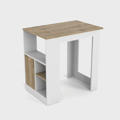 Isla De Cocina Una Puerta, FM Furniture 010B Blanco