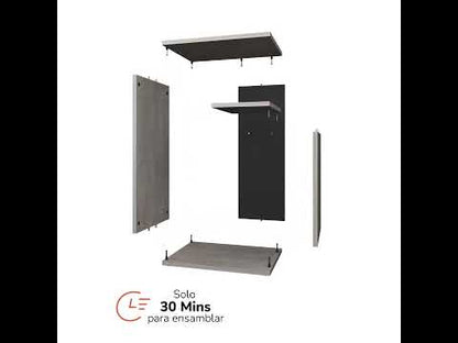 Mesa Aux Esquinera Riga Tres Niveles, Blanco