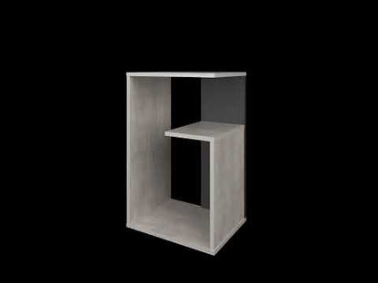 Mesa Aux Esquinera Riga Tres Niveles, Blanco