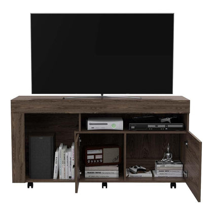Mesa para TV Luk color Chocolate para Sala.