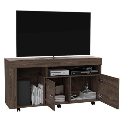 Mesa para TV Luk color Chocolate para Sala.