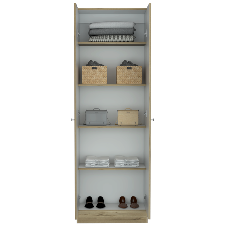 Closet Puertas Home Color Duna y Blanco Para Dormitorio