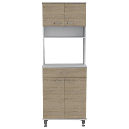 Mueble de Cocina Kitchen Color Blanco y Rovere Para Cocina