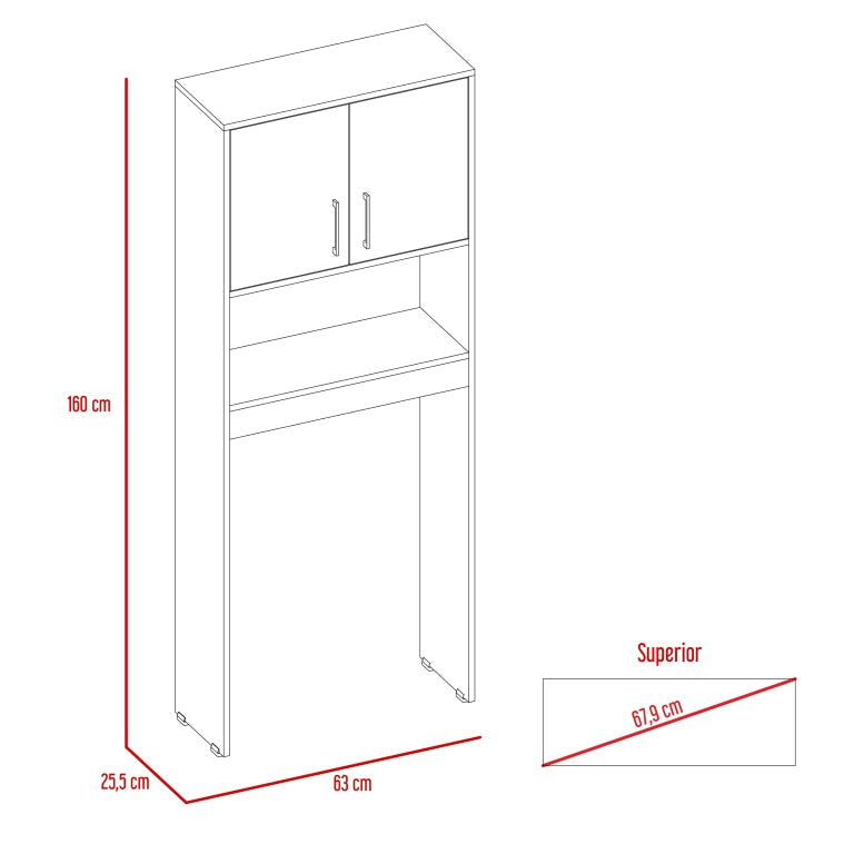 Optimizador de Baño Barcelona Color Miel Para Baño