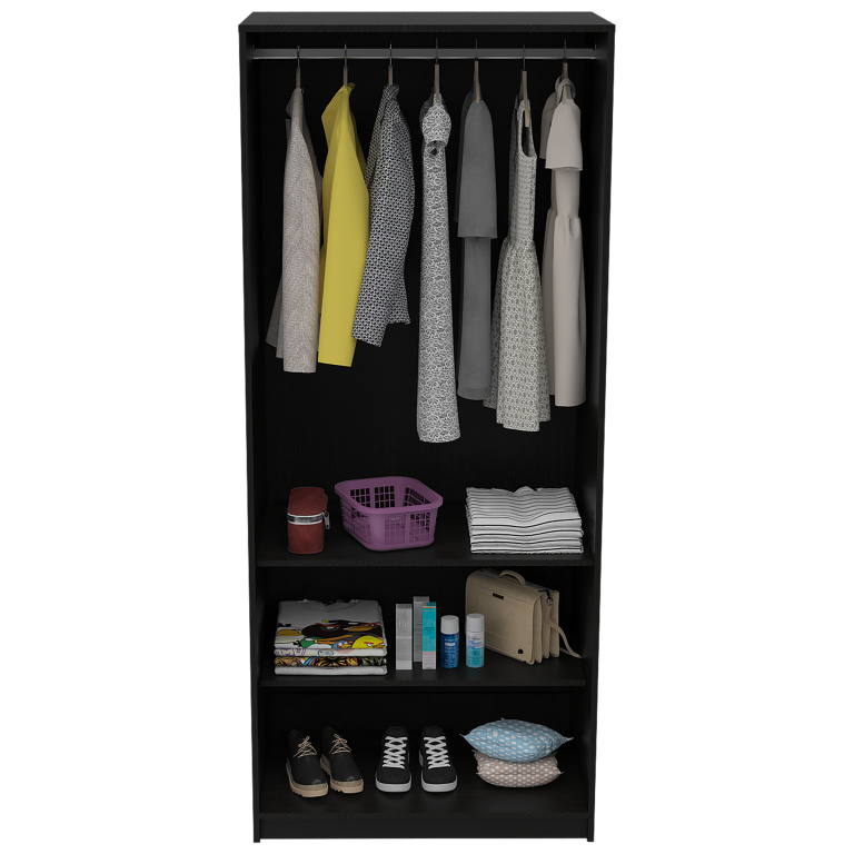 Closet Kaia Color Wengue y Miel Para Dormitorio