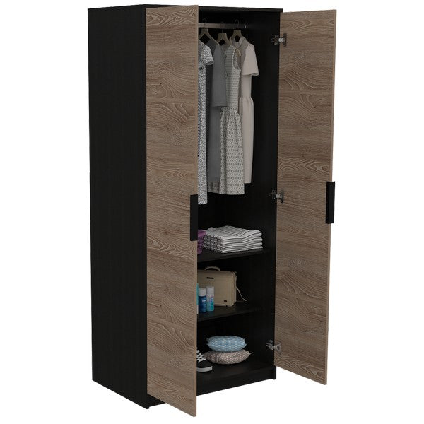 Closet Kaia Color Wengue y Miel Para Dormitorio