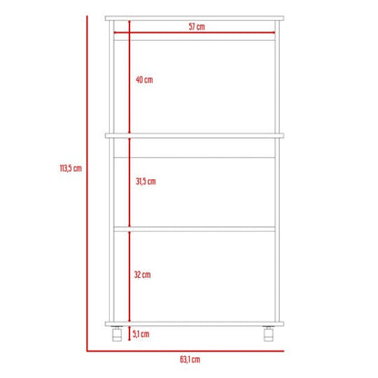 Mueble de Cocina Kitchen Color Blanco y Rovere Para Cocina