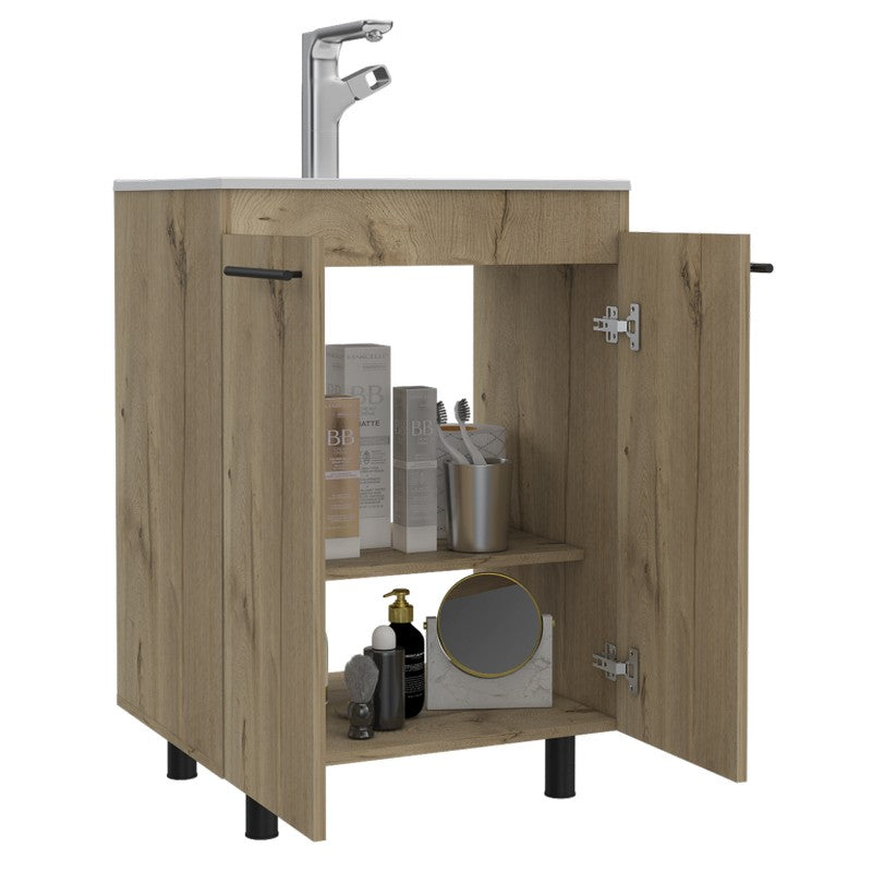 Mueble Lavamanos Khari Color Duna Para Baño