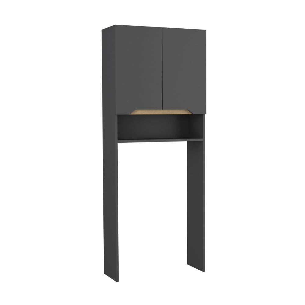 Ahorrador de Espacio Modelo Laurent Color Plomo y Duna Para Baño