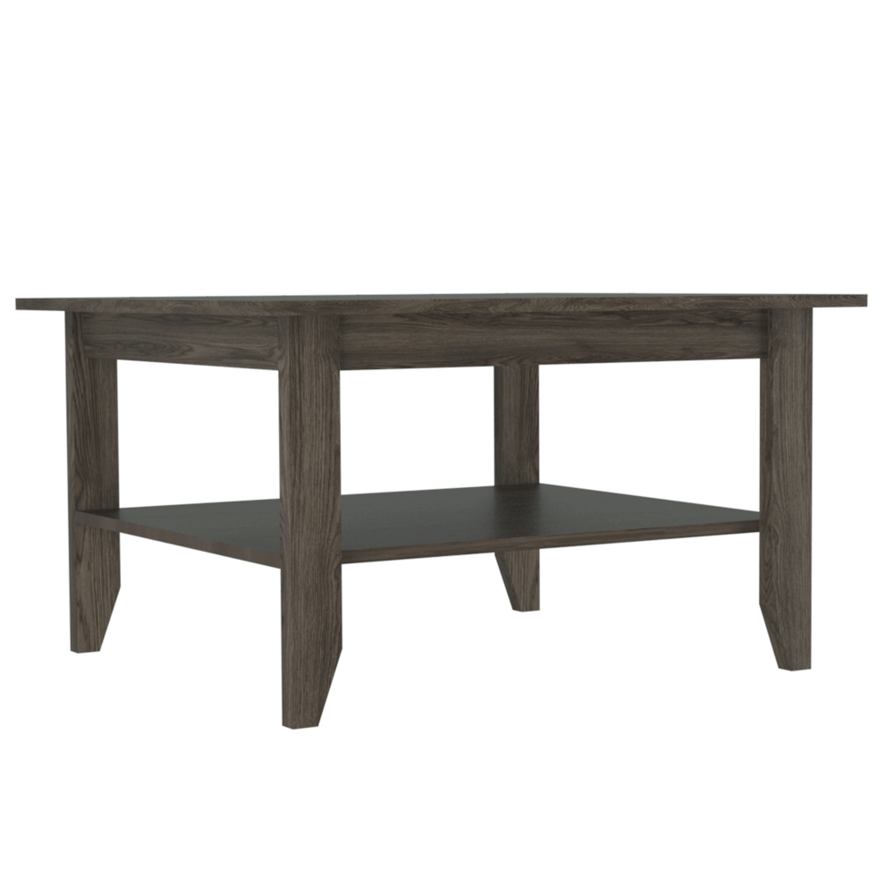 Mesa de Centro + Arrimo Essential Color Coñac Para Sala De Estar