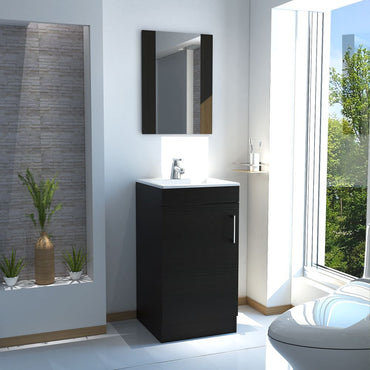 Combo Kitchen, Wengue, incluye espejo y mueble baño