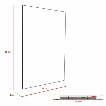 Combo Reflekta, Blanco, incluye mueble de lavamanos y espejo bolonia