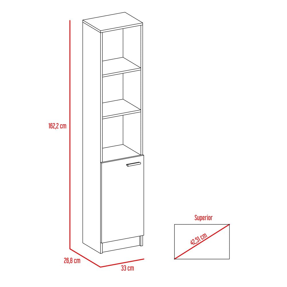 Combo Kitchen, Blanco, incluye mueble microondas y optimizador