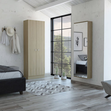 Combo Dreams, Rovere y Blanco, incluye closet y zapatero
