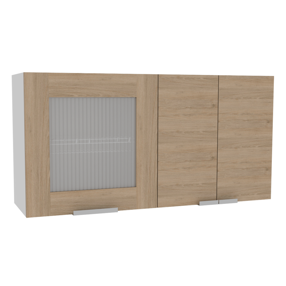 Combo Fendi, Rovere y Blanco, incluye mueble inferior y superior