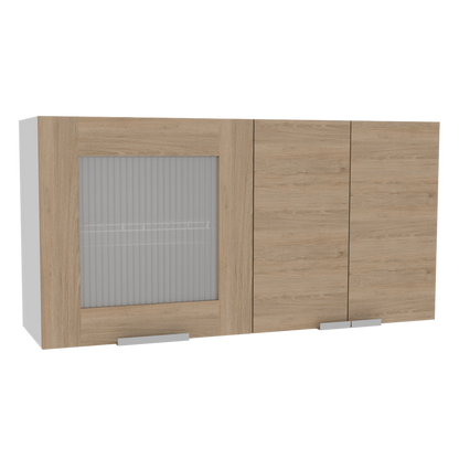 Combo Fendi, Rovere y Blanco, incluye mueble inferior y superior
