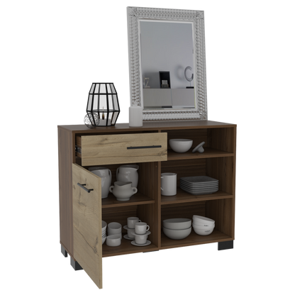 Rack + Bife Marsella Color Gales y Duna Para Sala De Estar