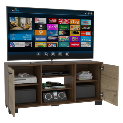 Rack + Bife Marsella Color Gales y Duna Para Sala De Estar