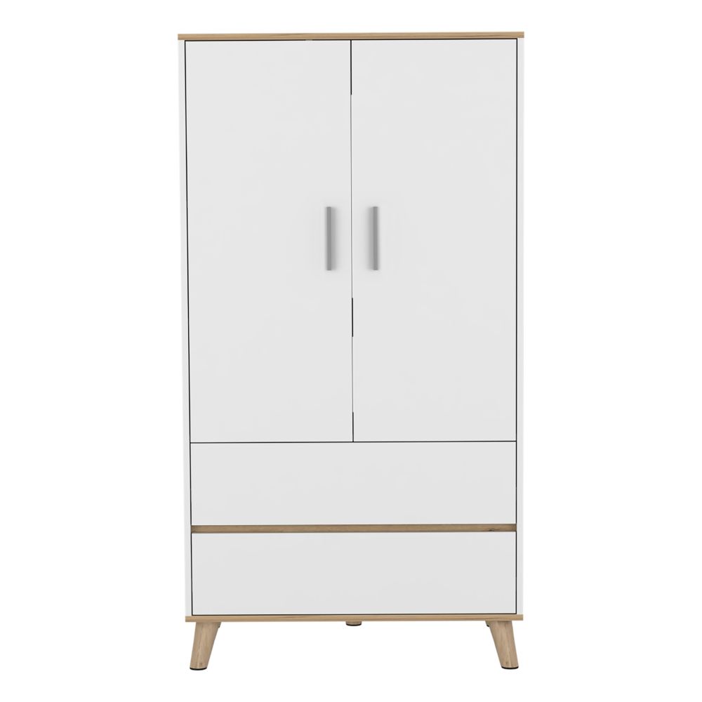 Closet Z Color Blanco y Duna Para Dormitorio