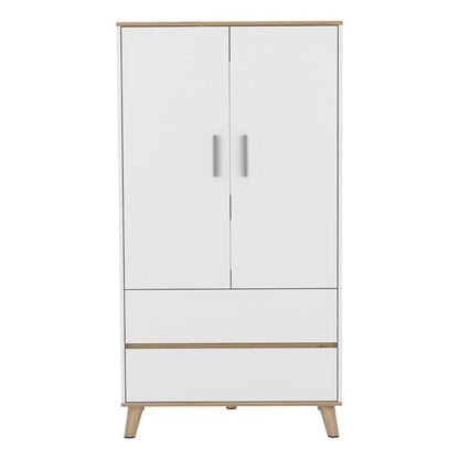 Closet Z Color Blanco y Duna Para Dormitorio