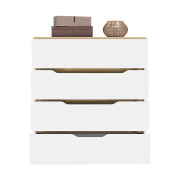 Cómoda Z Color Blanco y Duna Para Dormitorio