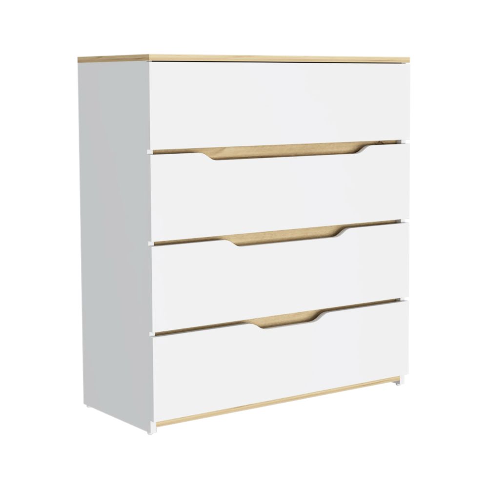 Cómoda Z Color Blanco y Duna Para Dormitorio