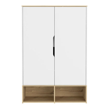 Closet Zapatero Z Color Duna y Blanco Para Dormitorio